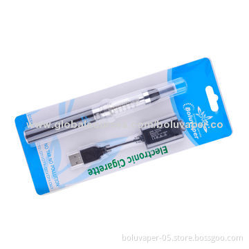 Upgraded Electronic Cigarette Starter Kit, eGo T2, Comes in Blister Packing, 1,100mAh Capacity
